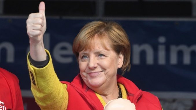 mangela merkel win
